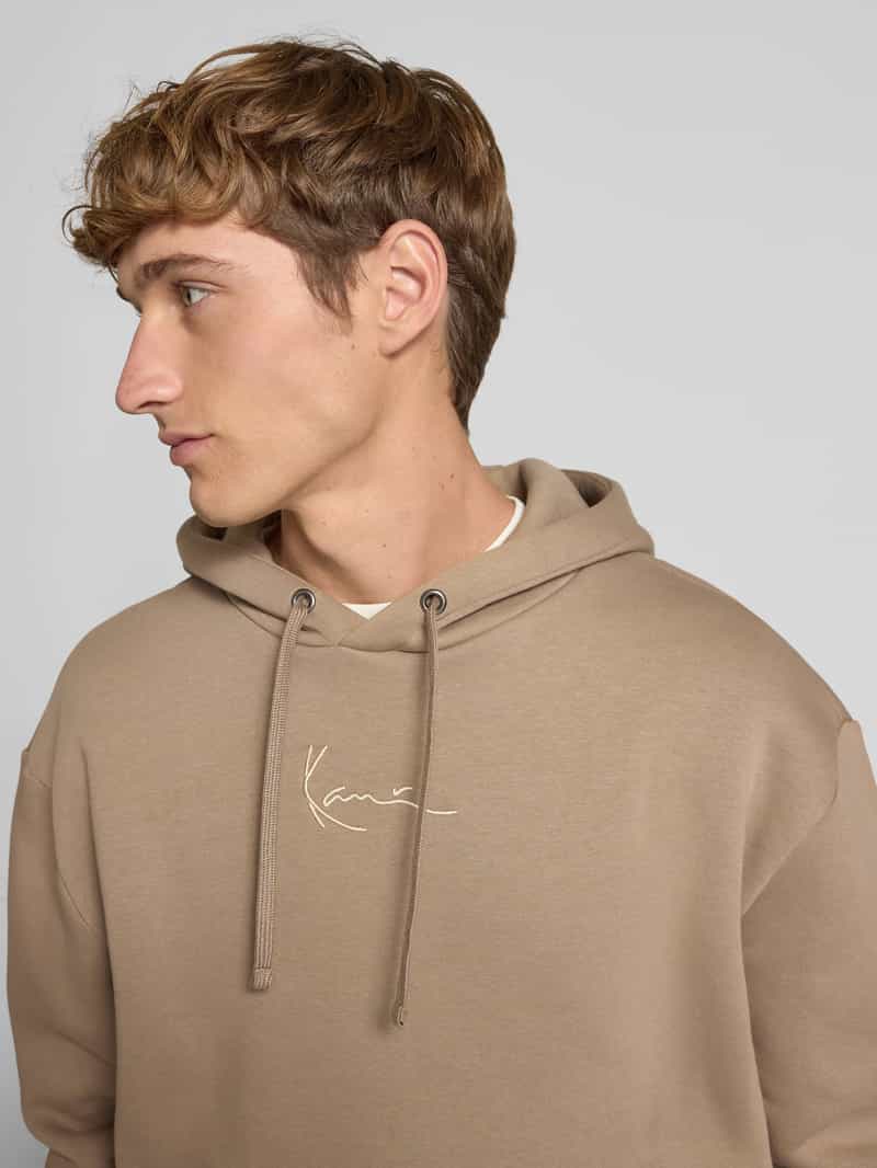 Karl Kani Hoodie met labelstitching