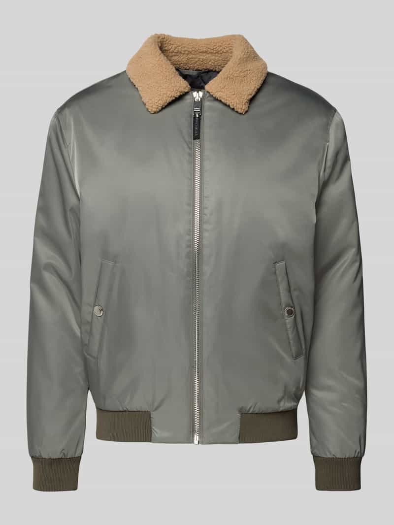 MCNEAL Regular fit jack met platte kraag
