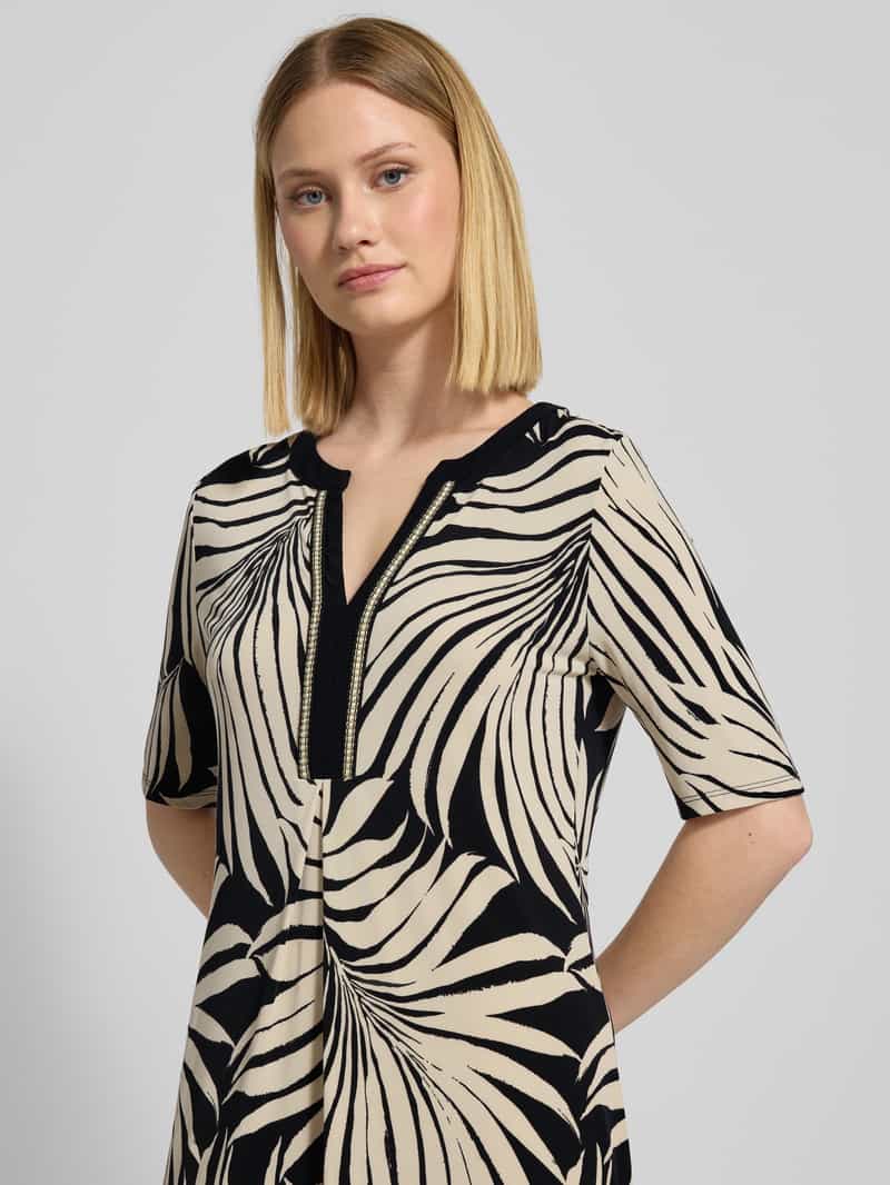 s.Oliver BLACK LABEL Relaxed fit vrijetijdsjurk met sierboord