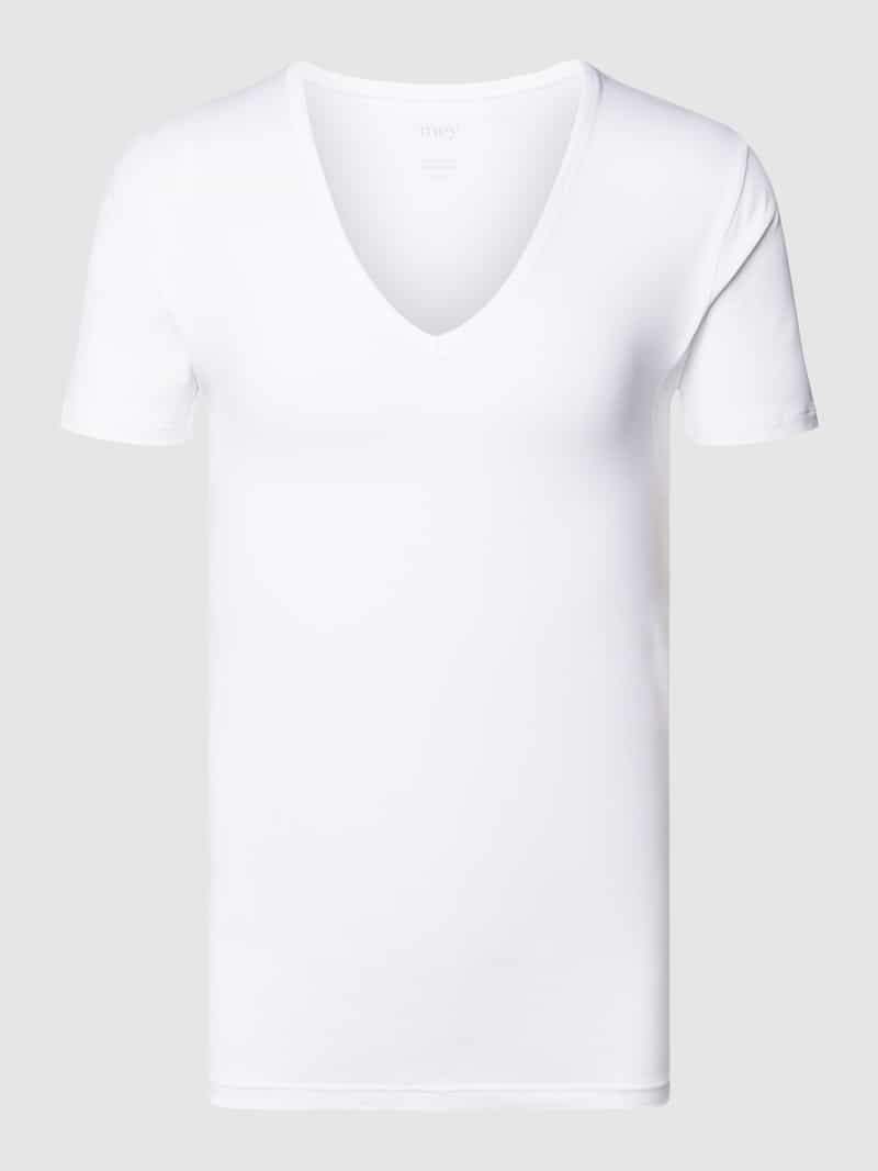 mey Slim fit T-shirt met V-hals