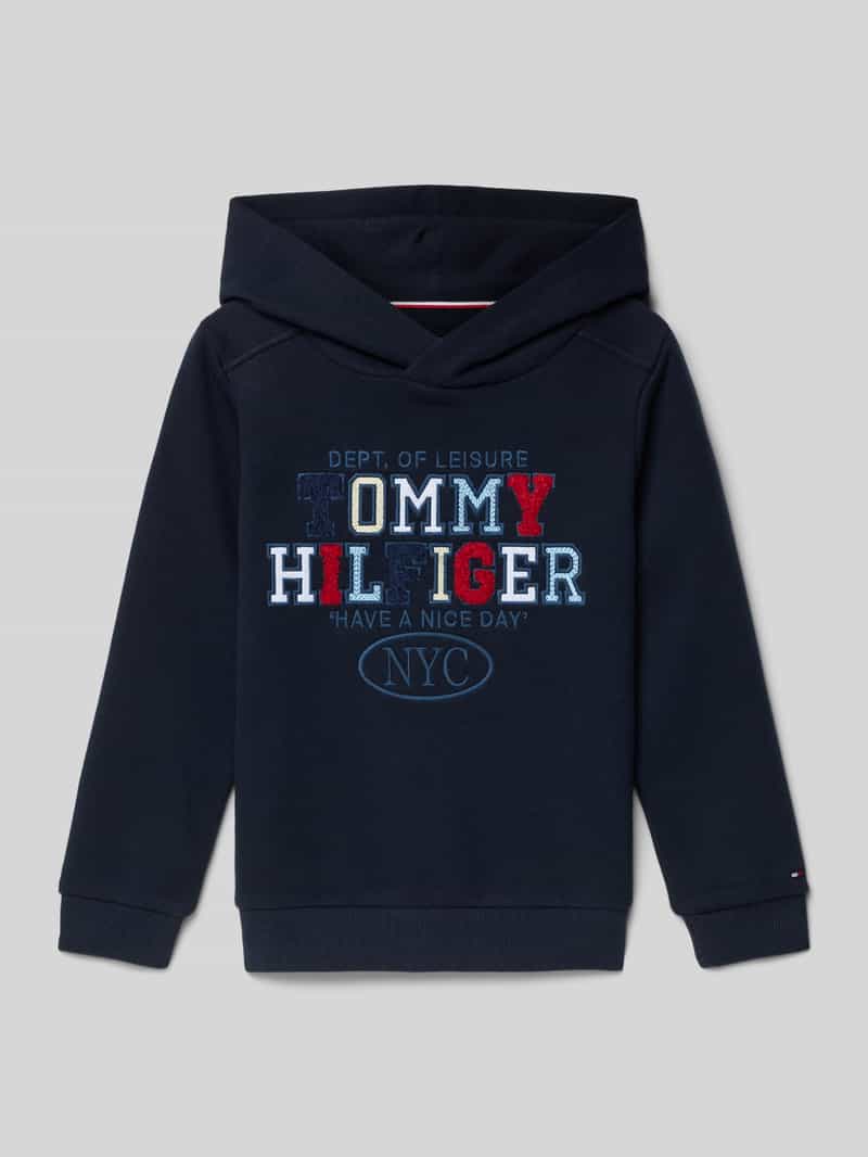 Tommy Hilfiger Kids Hoodie met labelstitching