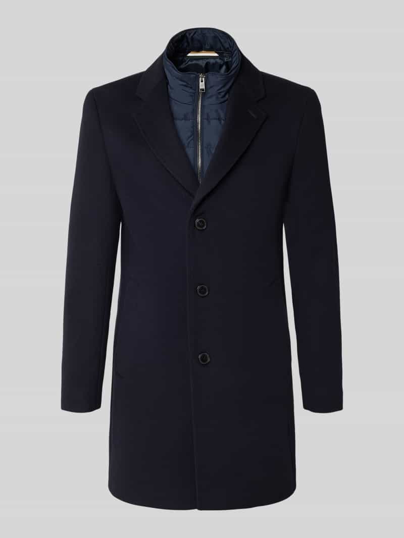 Boss Slim fit lange jas van wolmix model 'HYDE'