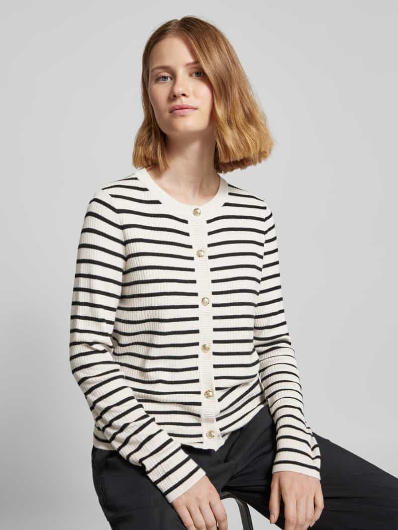 Vila Gebreide pullover met knoopsluiting model 'ZICHA'