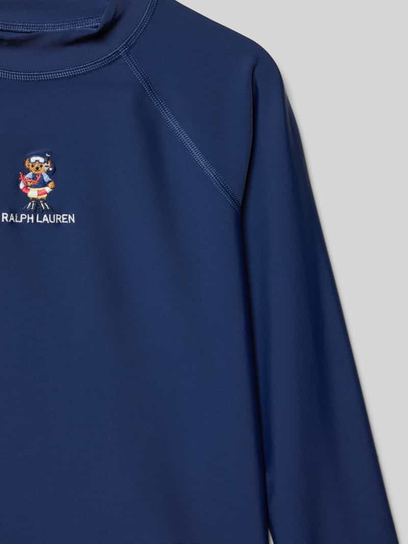 Polo Ralph Lauren Kids Shirt met lange mouwen en labelstitching