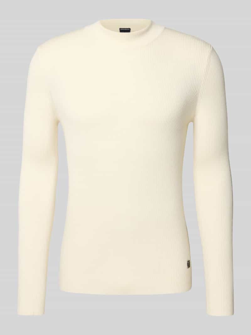 JOOP! COLLECTION Gebreide pullover met ribboorden model 'Donteo'