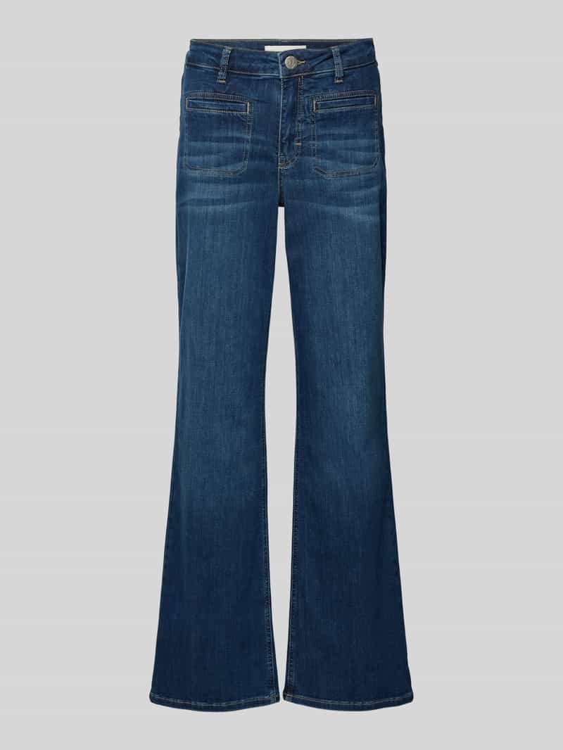 OPUS PANTS Bootcut jeans met strookzakken model 'Melly fresh'