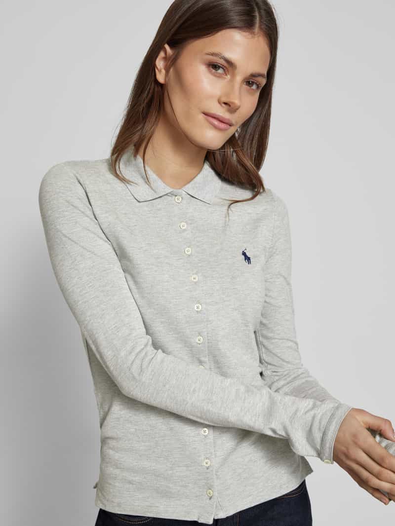 Polo Ralph Lauren Shirt met lange mouwen en labelstitching