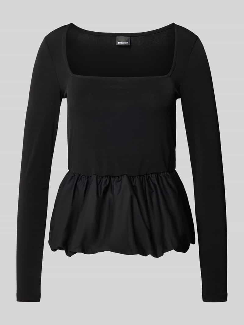 Gina Tricot T-shirt met uitlopend rokdeel