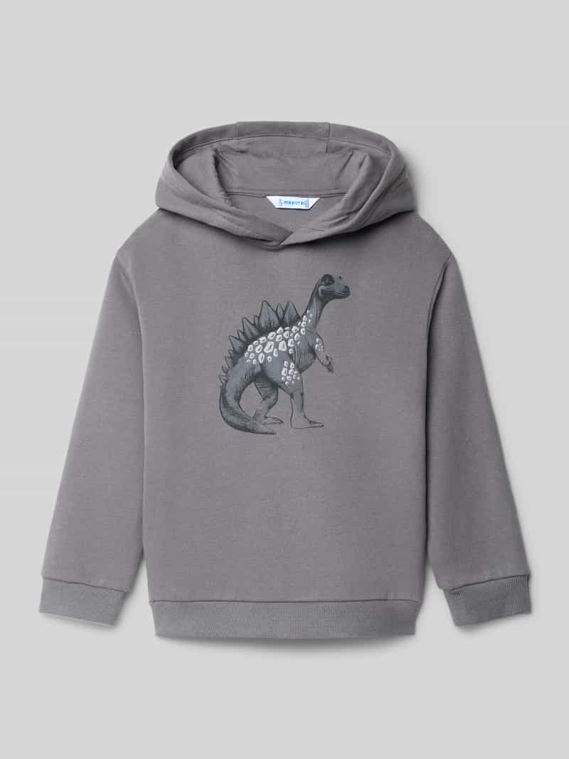 Mayoral Regular fit hoodie met motiefprint