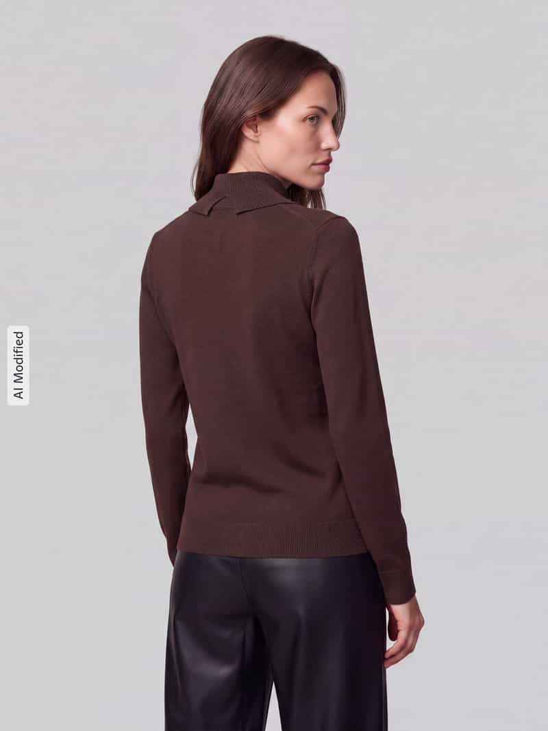 Jake*s Casual Slim fit coltrui van viscosemix