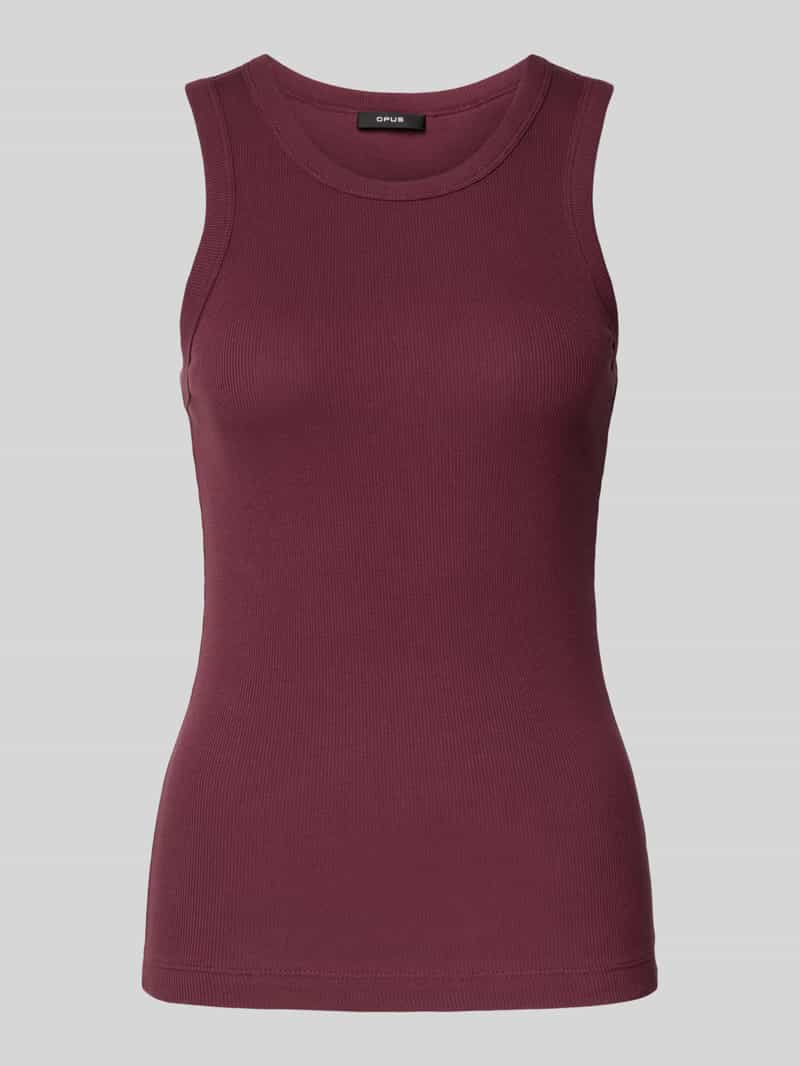 Opus Tanktop met ribboorden model 'Ilesso'