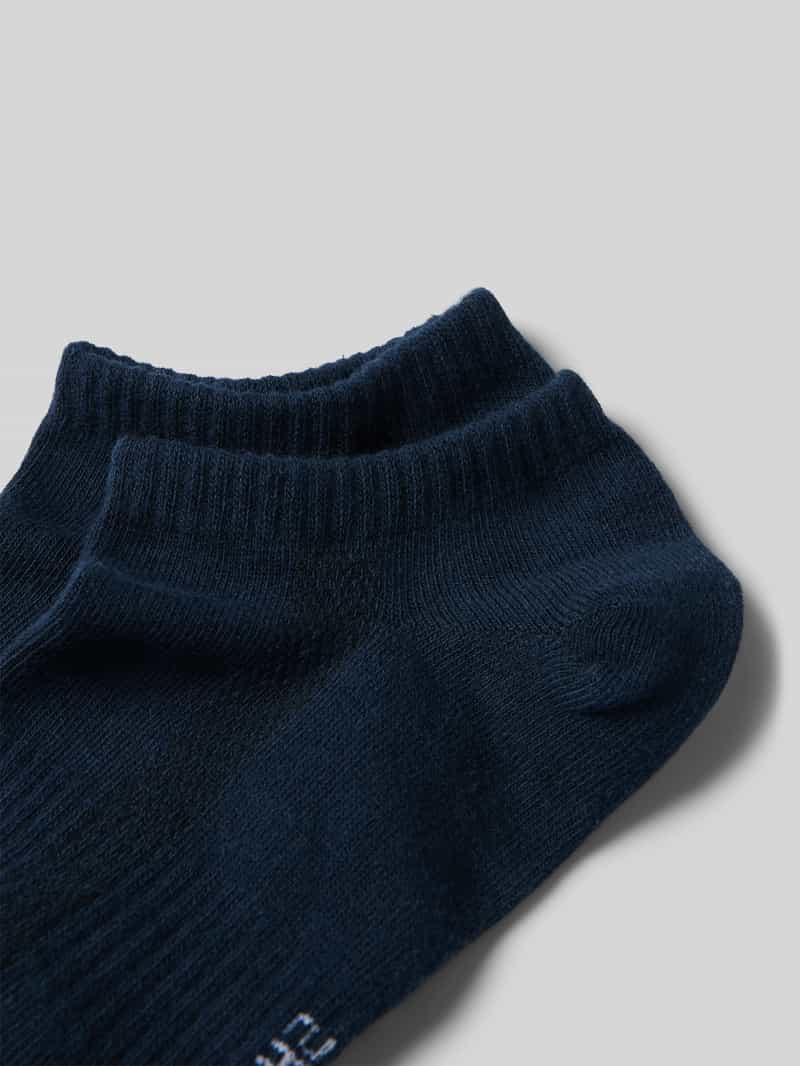 Snocks Sneakersokken met elastische ribboordjes in een set van 2 paar
