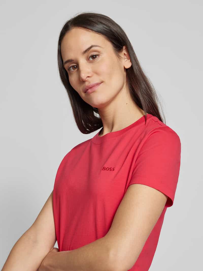 Boss Orange T-shirt met labelstitching model 'Esogo'