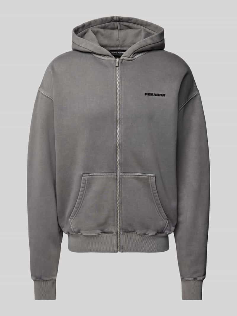 Pegador Oversized sweatjack met labelstitching