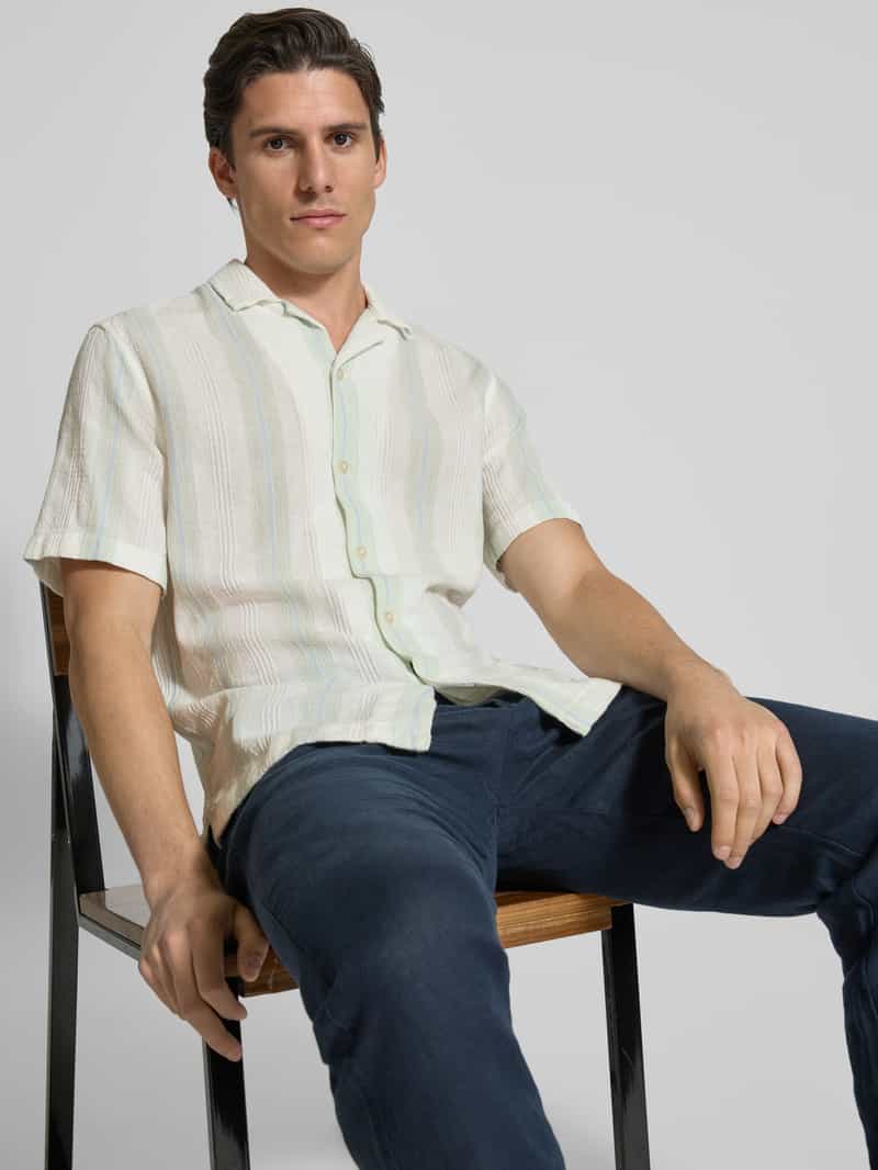Tom Tailor Denim Relaxed fit vrijetijdsoverhemd van puur katoen