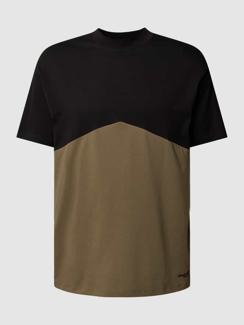 Armani Exchange T-shirt met labeldetail