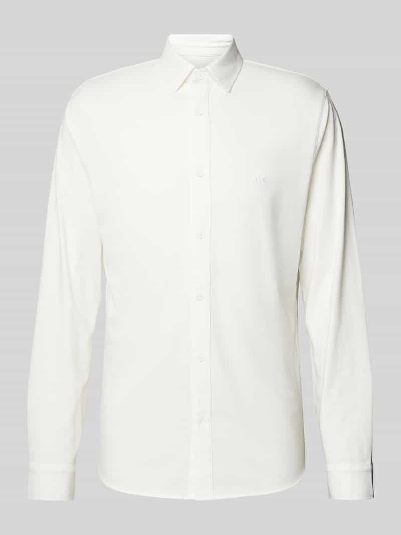 Armani Exchange Regular fit vrijetijdsoverhemd met logostitching