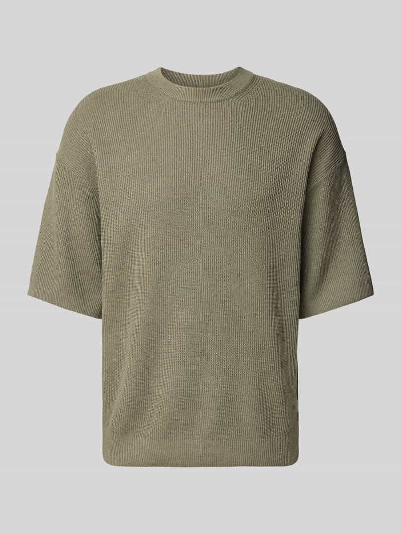 Gebreid shirt met Ronde hals Model 'KALEB'