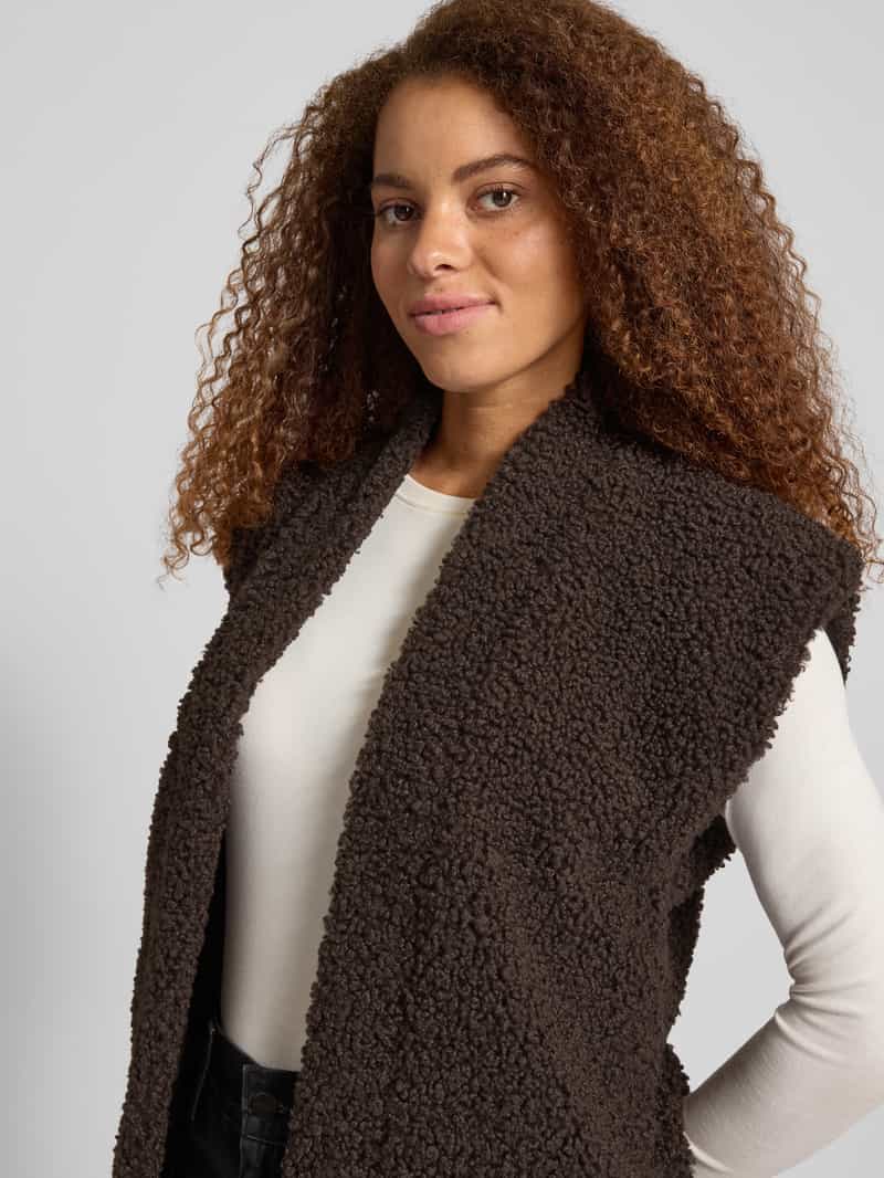 Only Relaxed fit gilet in teddybontlook model 'NAYA'