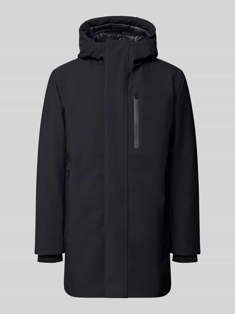 Strellson Regular fit parka met opstaande kraag model 'FLEX CROSS PARKA'