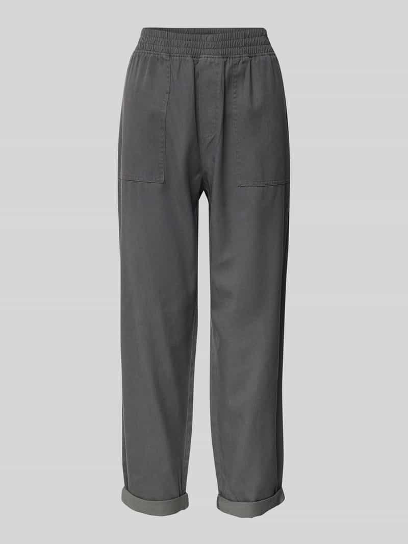 Jake*s Casual Stoffen broek met elastische band
