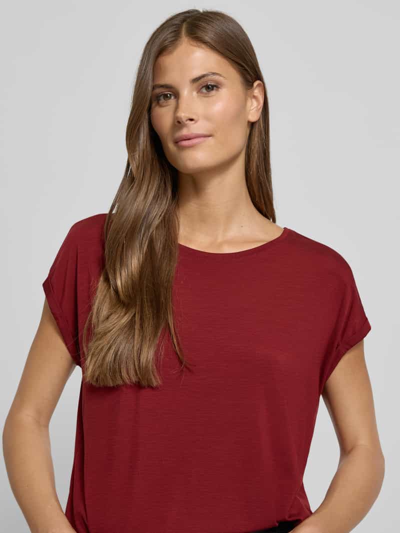 Vero Moda Regular fit T-shirt van lyocell-mix model 'AVA'