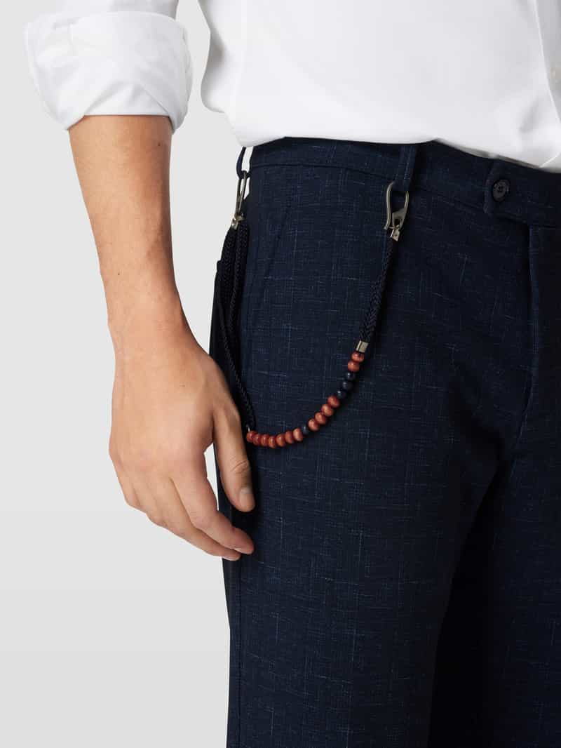 CG Club of Gents Stoffen broek met structuurmotief model 'Conn'