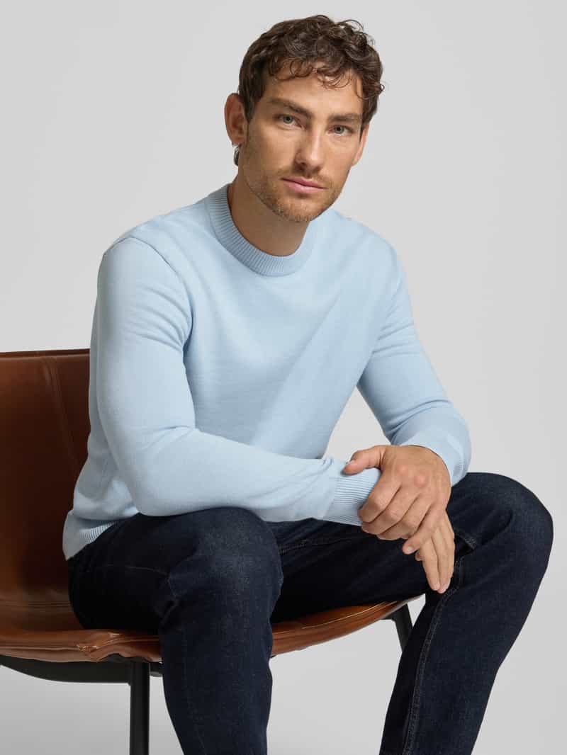 Tom Tailor Denim Regular fit pullover van puur katoen