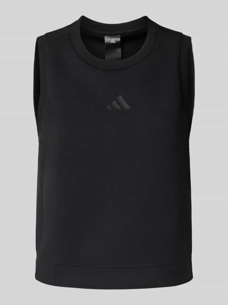 ADIDAS SPORTSWEAR Tanktop met logo en ronde hals