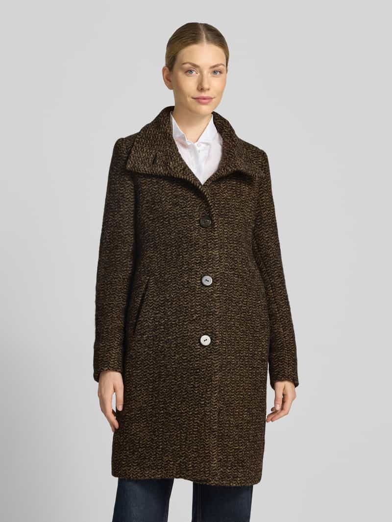 Milo Coats lange wollen jas van scheerwolmix model 'PAMELA'