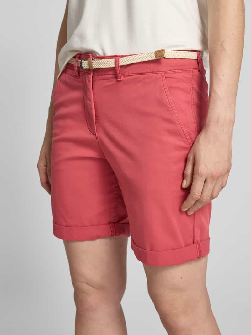Tom Tailor Regular fit korte chino van katoenmix