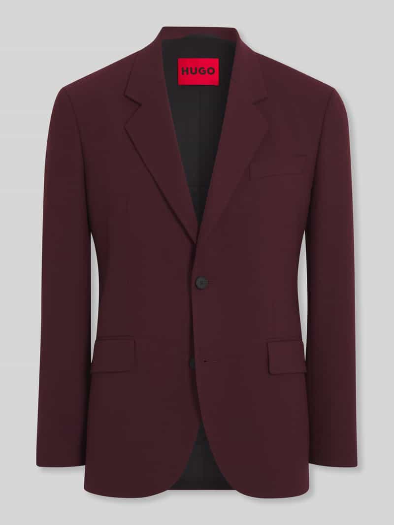 HUGO modern fit colbert met viscoseaandeel model 'Karlo243X'