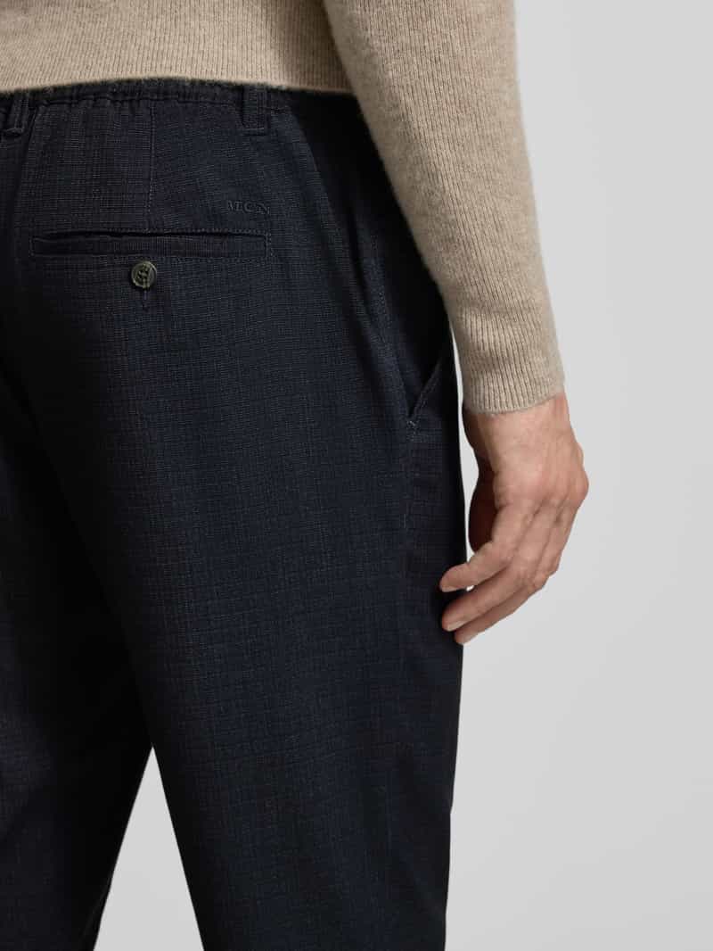 MCNEAL Tapered fit stoffen broek met Elastische band