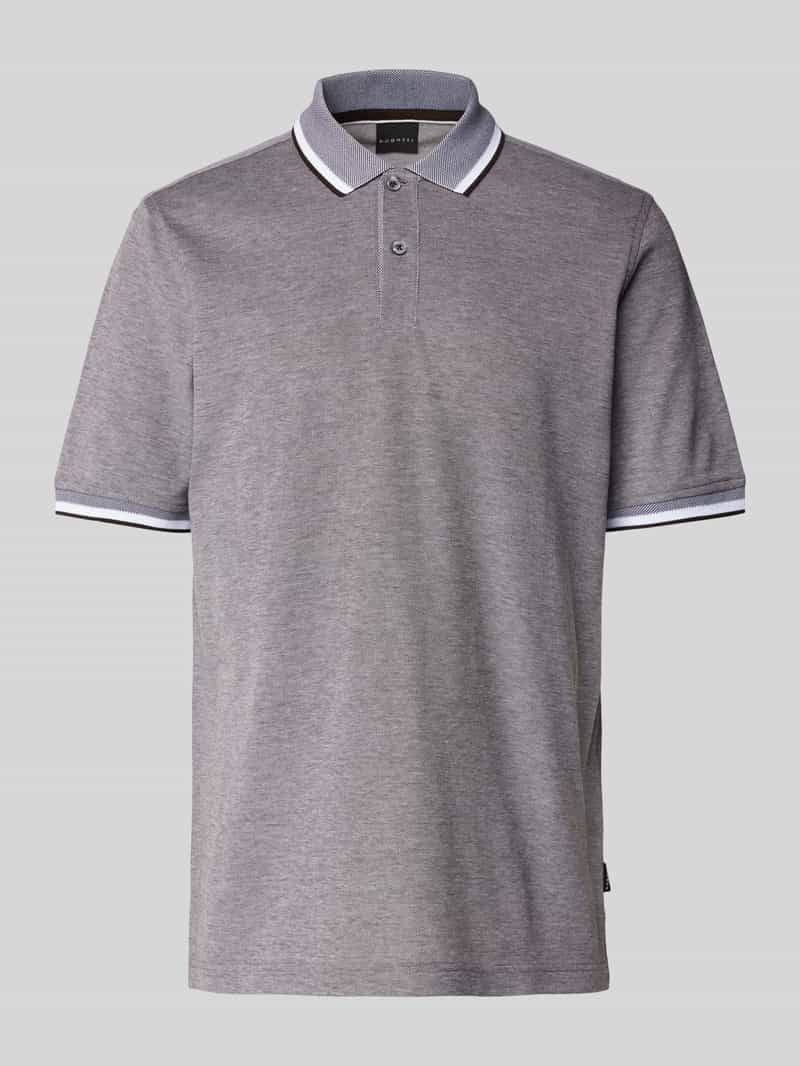 Bugatti Poloshirt met labeldetail