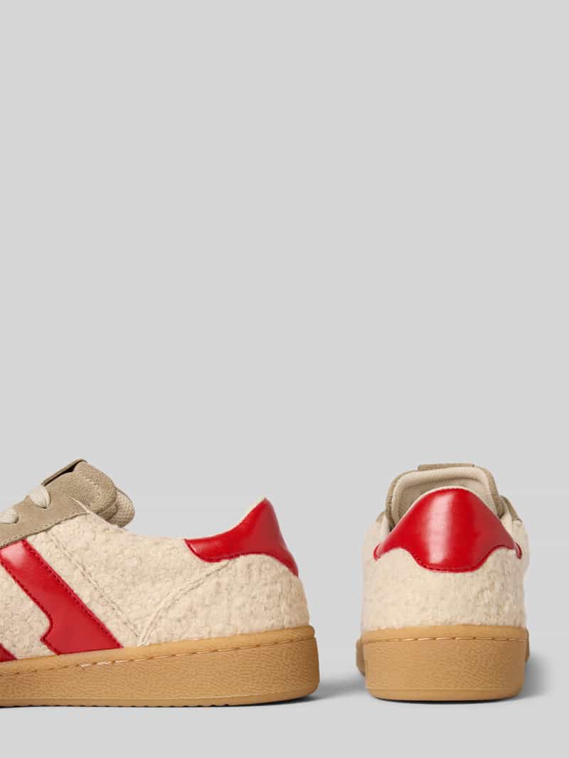 Marc O'Polo Lage sneakers met runderleer
