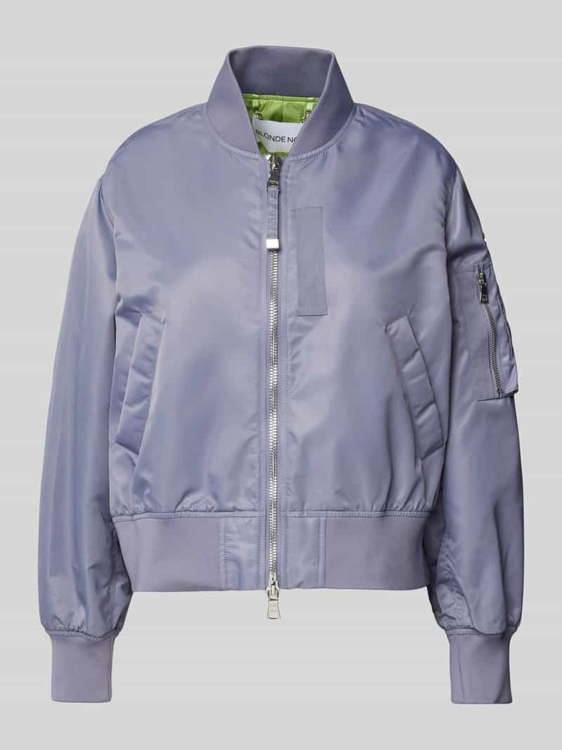 Blonde No. 8 Bomberjack met tweewegritssluiting