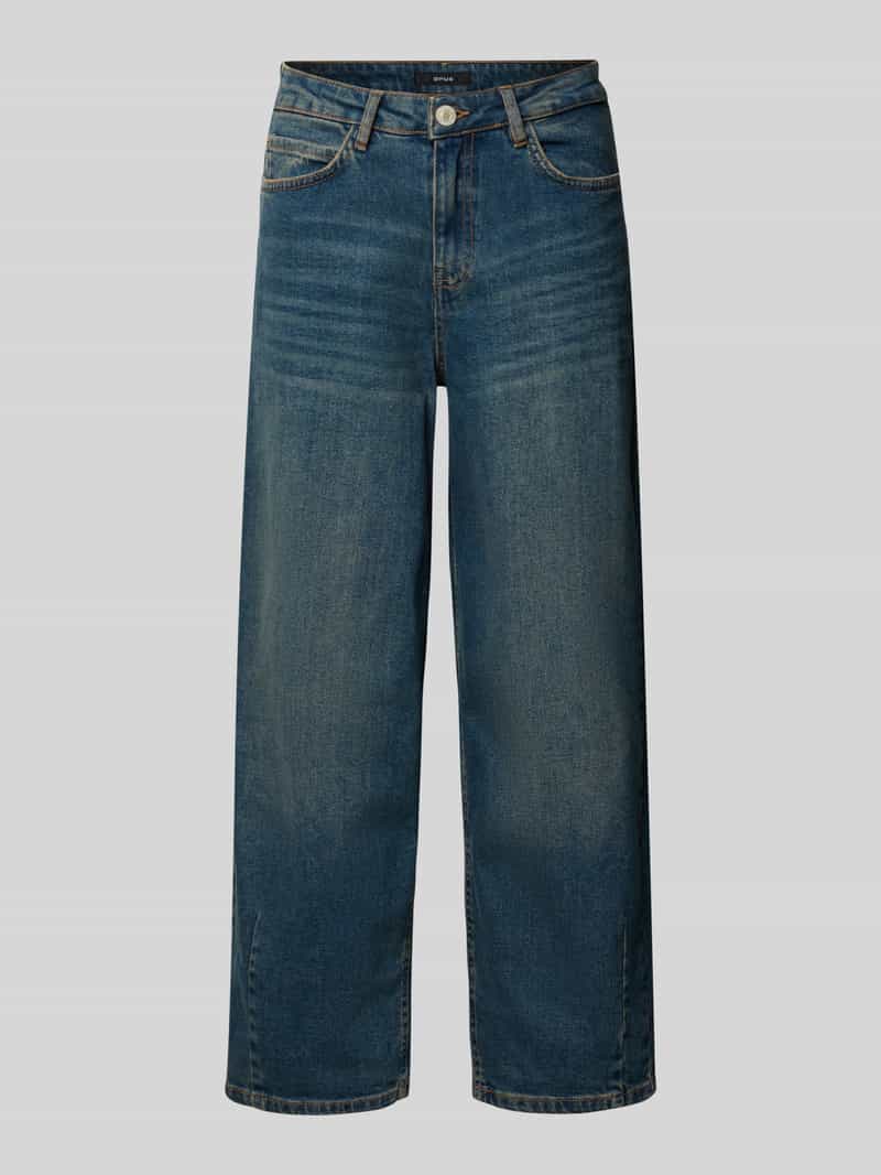 Opus Tapered fit jeans in used-look model 'GROVER'