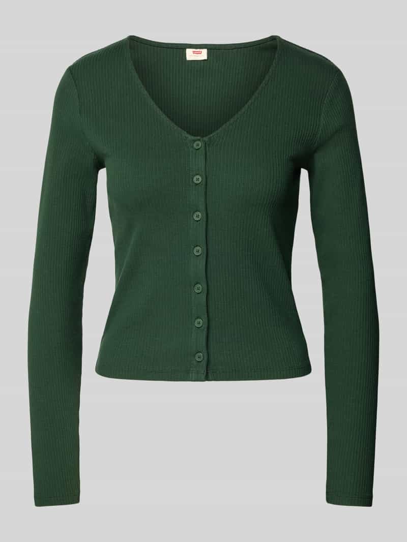Levi's Cardigan met knoopsluiting en V-hals