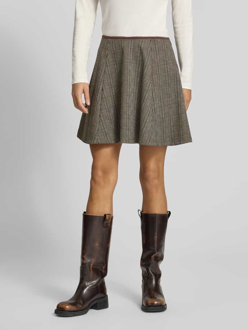Only Uitlopende mini-rok van katoenmix model 'ONLFENTY'