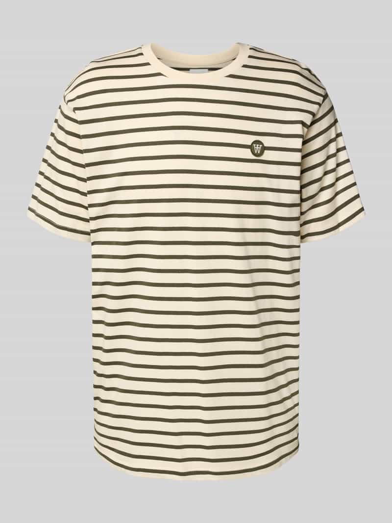 Wood T-shirt met ronde hals model 'Ace'