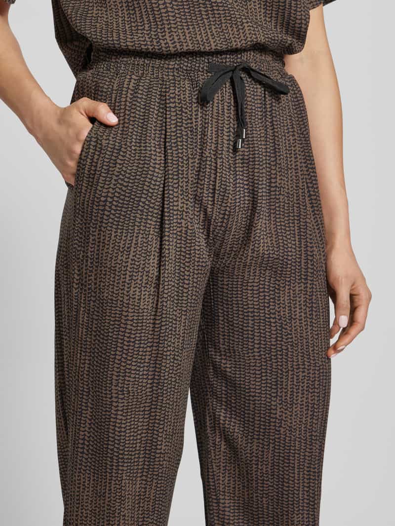 Opus Stoffen broek met verkorte pasvorm model 'MAHOLA'