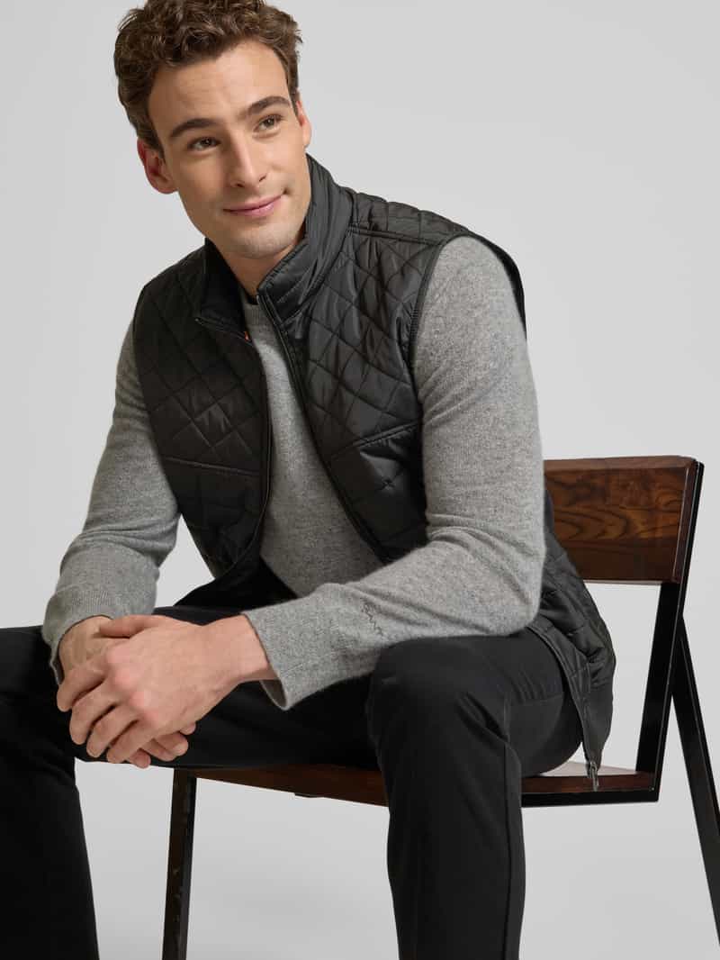 Christian Berg Men Bodywarmer met opstaande kraag