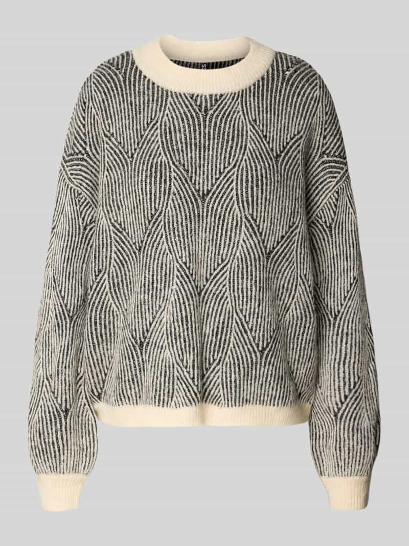 Pieces Comfort fit gebreide pullover met wol model 'JENNA'