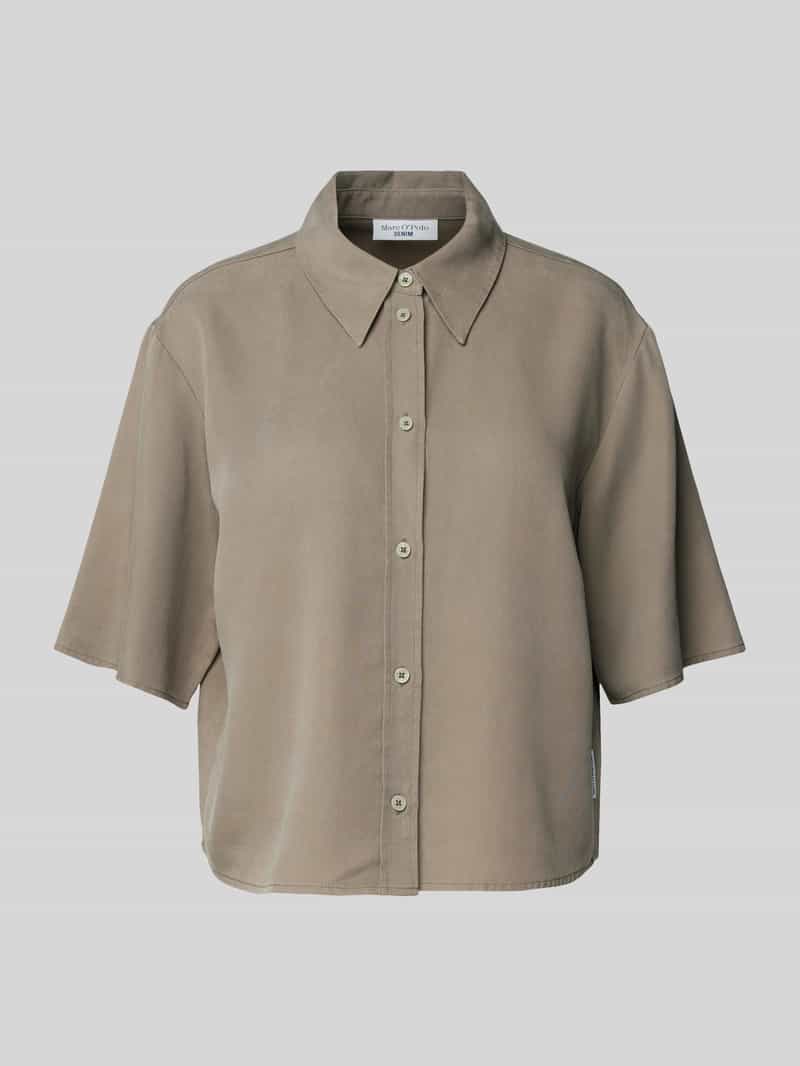 Marc O'Polo DENIM Korte overhemdblouse met knoopsluiting