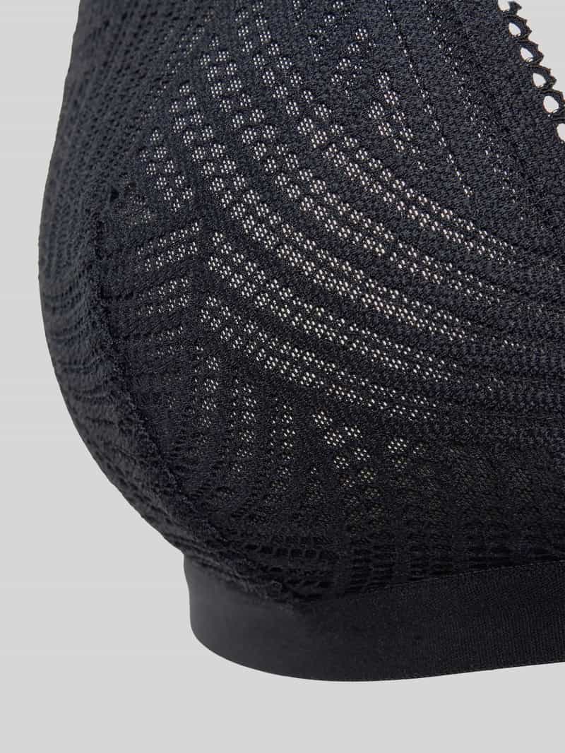 Marc O'Polo Nauwsluitende bralette met geometrisch design van kant