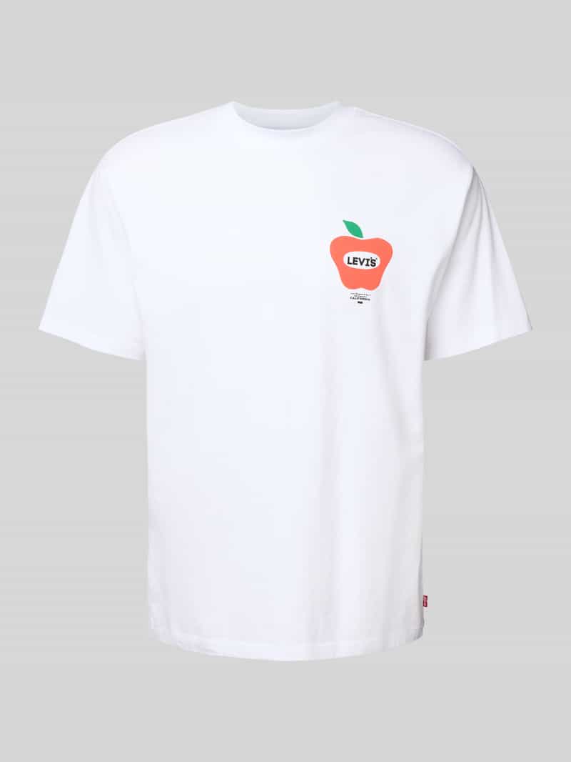 Levi's T-shirt met motief- en labelprint