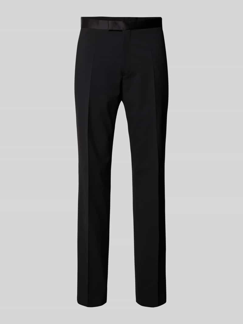 Boss Regular fit pantalon van scheerwolmix model 'LEON'