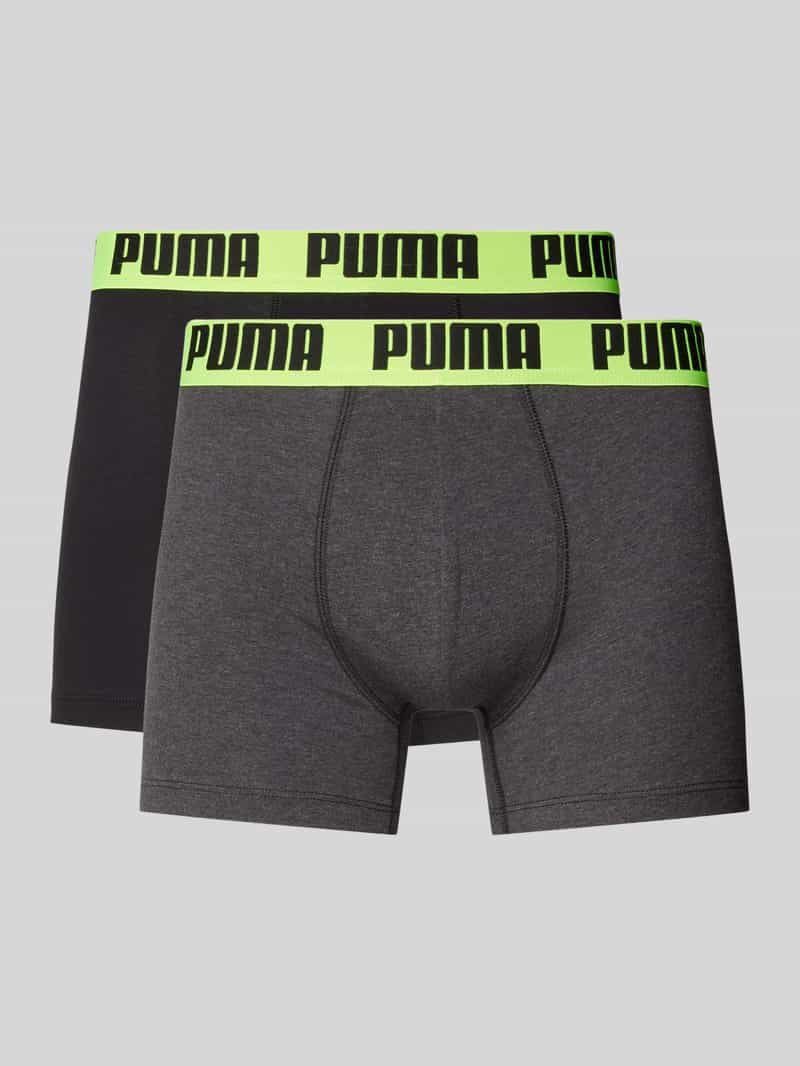 Puma Boxershort met labeldetail in een set van 2 stuks