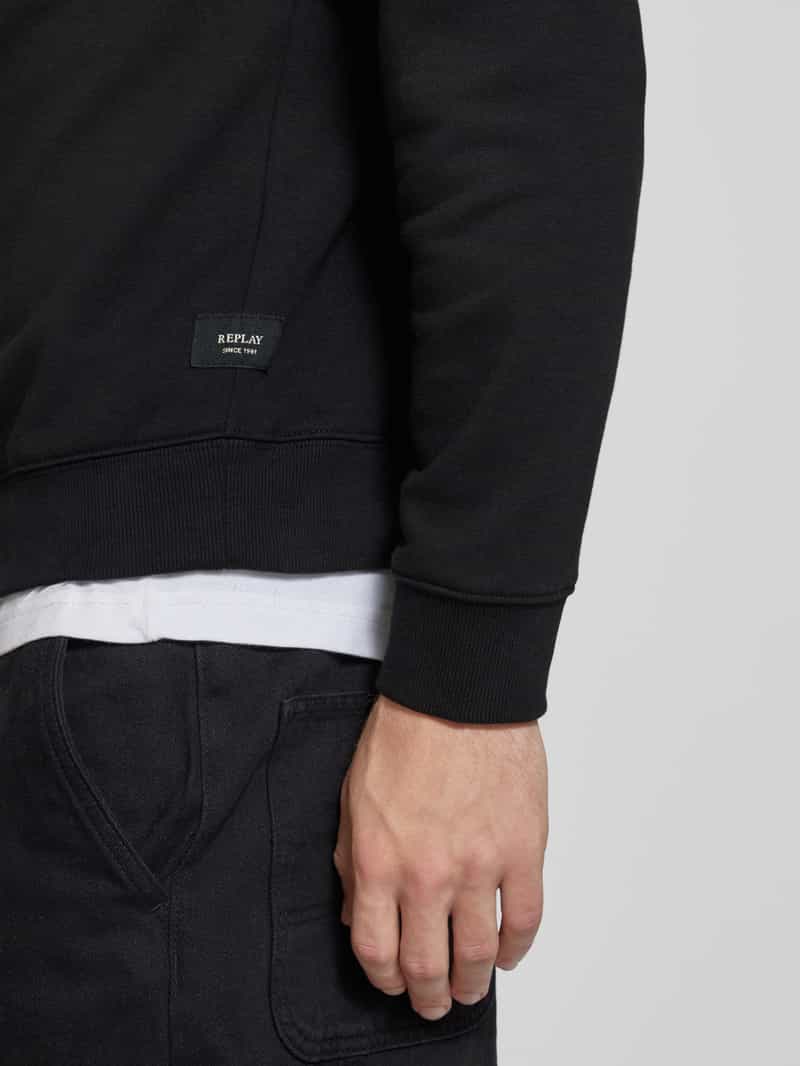 Replay Sweatshirt met ribboorden