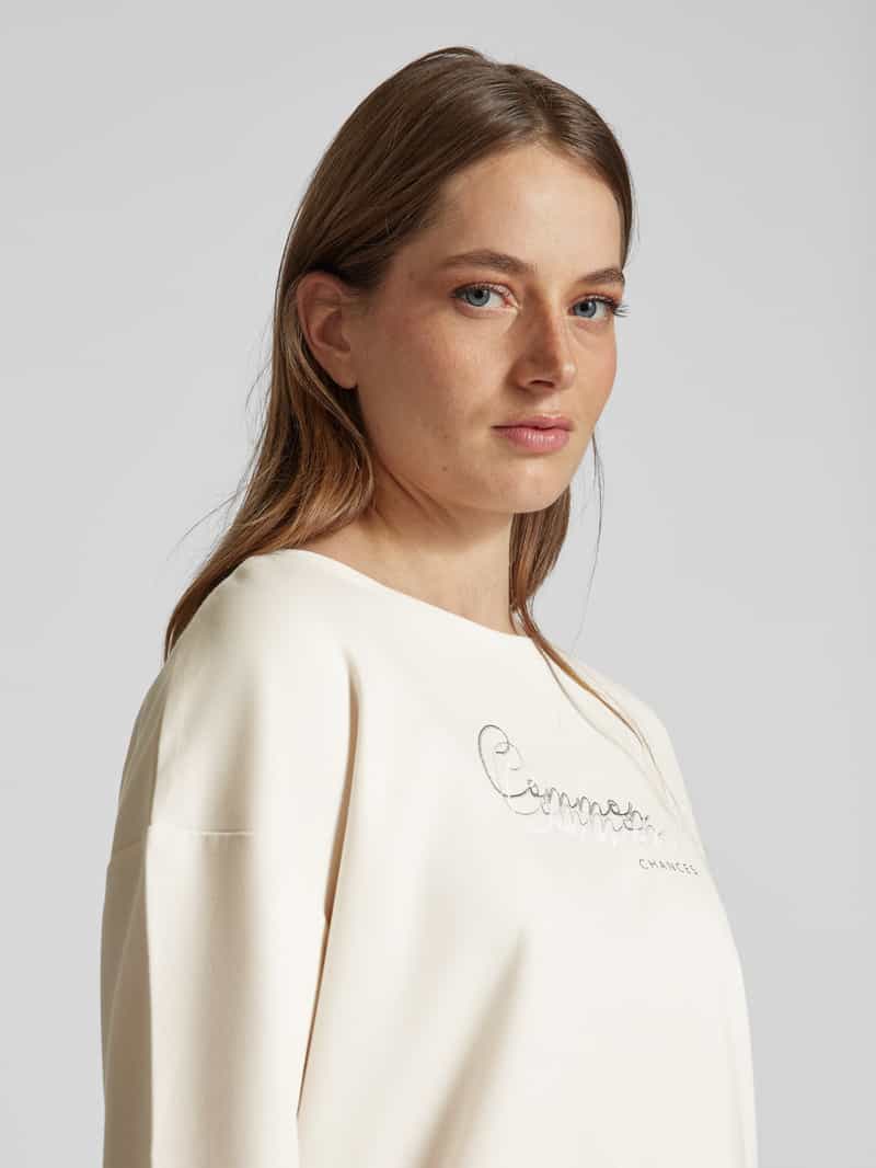 Street One Shirt met lange mouwen en statementstitching
